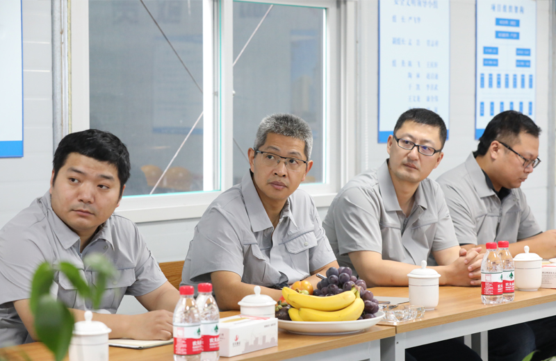 2019年8月12-13日，中天建设集团总裁吴海涛带领集团财务风控部副总经理陈剑、市场企管部总经理助理李红燕等一行来到沈阳检查走访中天东北公司，并对直营项目管理进行巡查。
